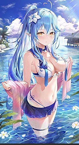 【特大】受注生産 水着雪花ラミィタペストリー Amazon.co.jp: ホロライブ 雪花ラミィ 水着等身大タペストリー